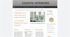 Desktop Screenshot of colwyninteriors.com